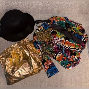 Women’s 80’s rapper Halloween costume